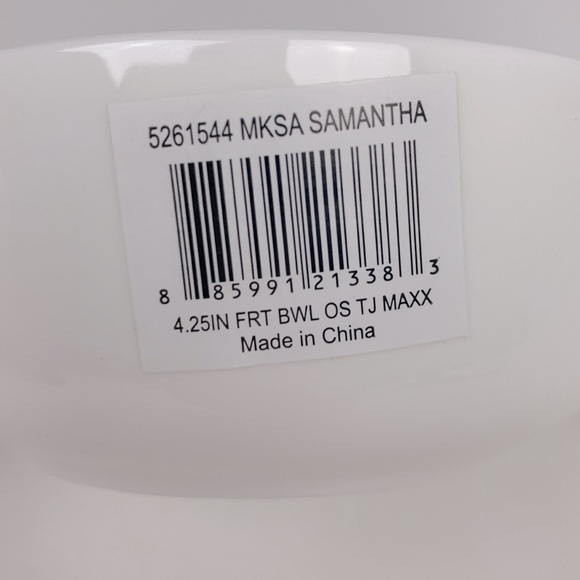 Mikasa Samantha Fine Bone China bowls Set of two White New NWT - Picture 3 of 7